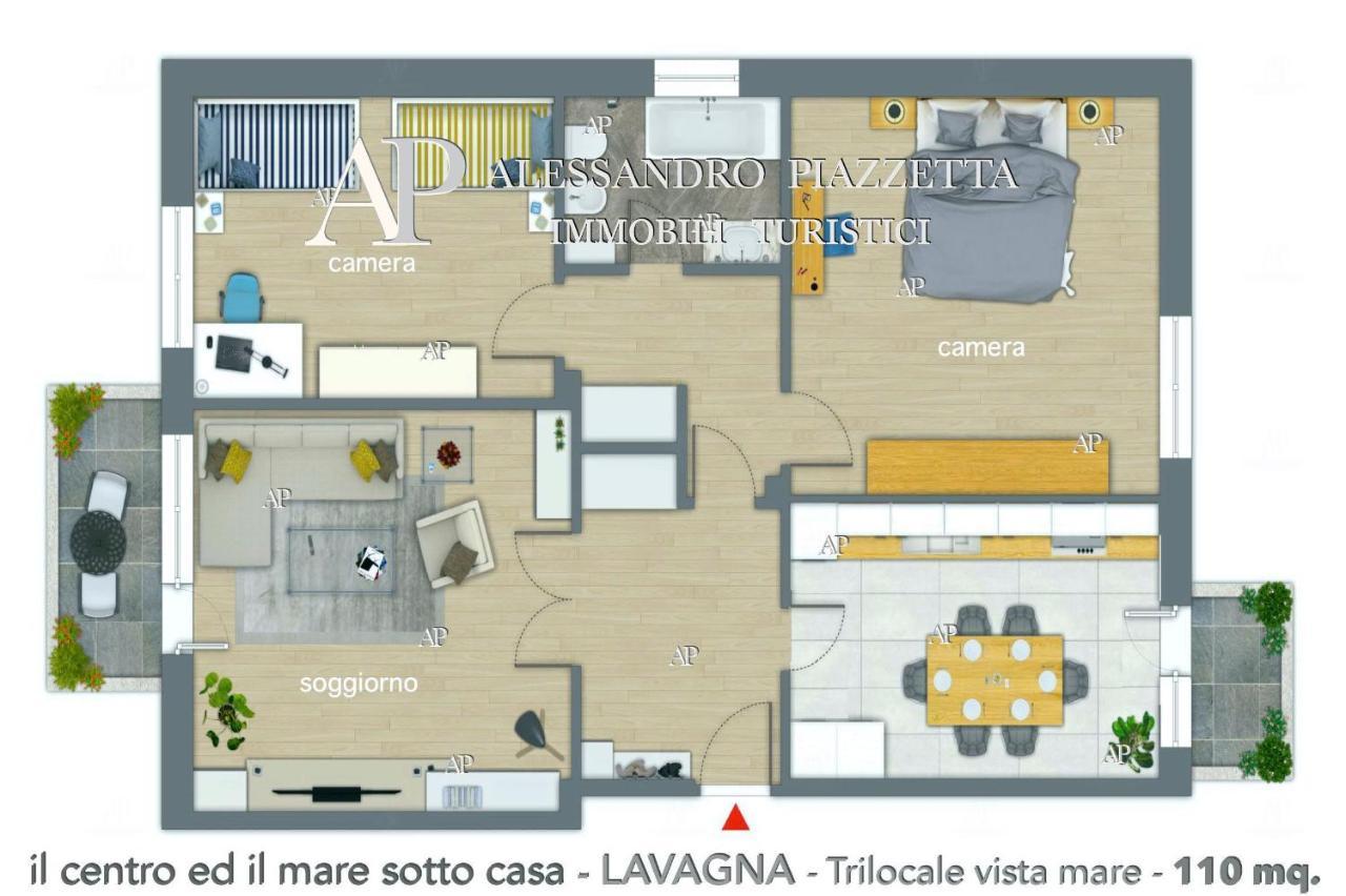라바냐 Il Centro Ed Il Mare Sotto Casa 아파트 외부 사진